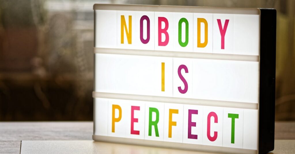 Managing perfectionism