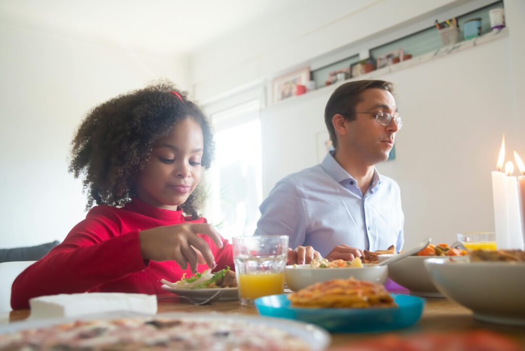 Dinner with the family, without the fighting
