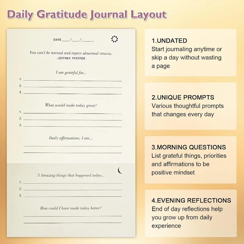 The Gratitude Manifestation Daily Journal Prompts for Affirmation - Image 2